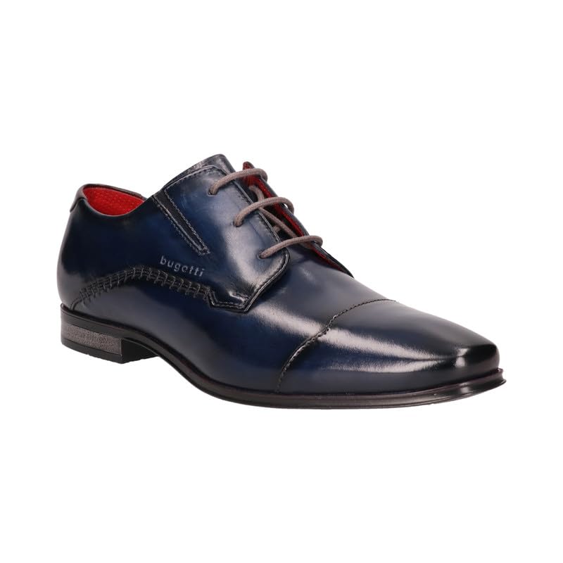 Bugatti Margo Blue Leather Mens Derby Shoes  UK 11 11