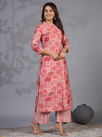 Gosriki Cottonblend Women Kurta & Pant