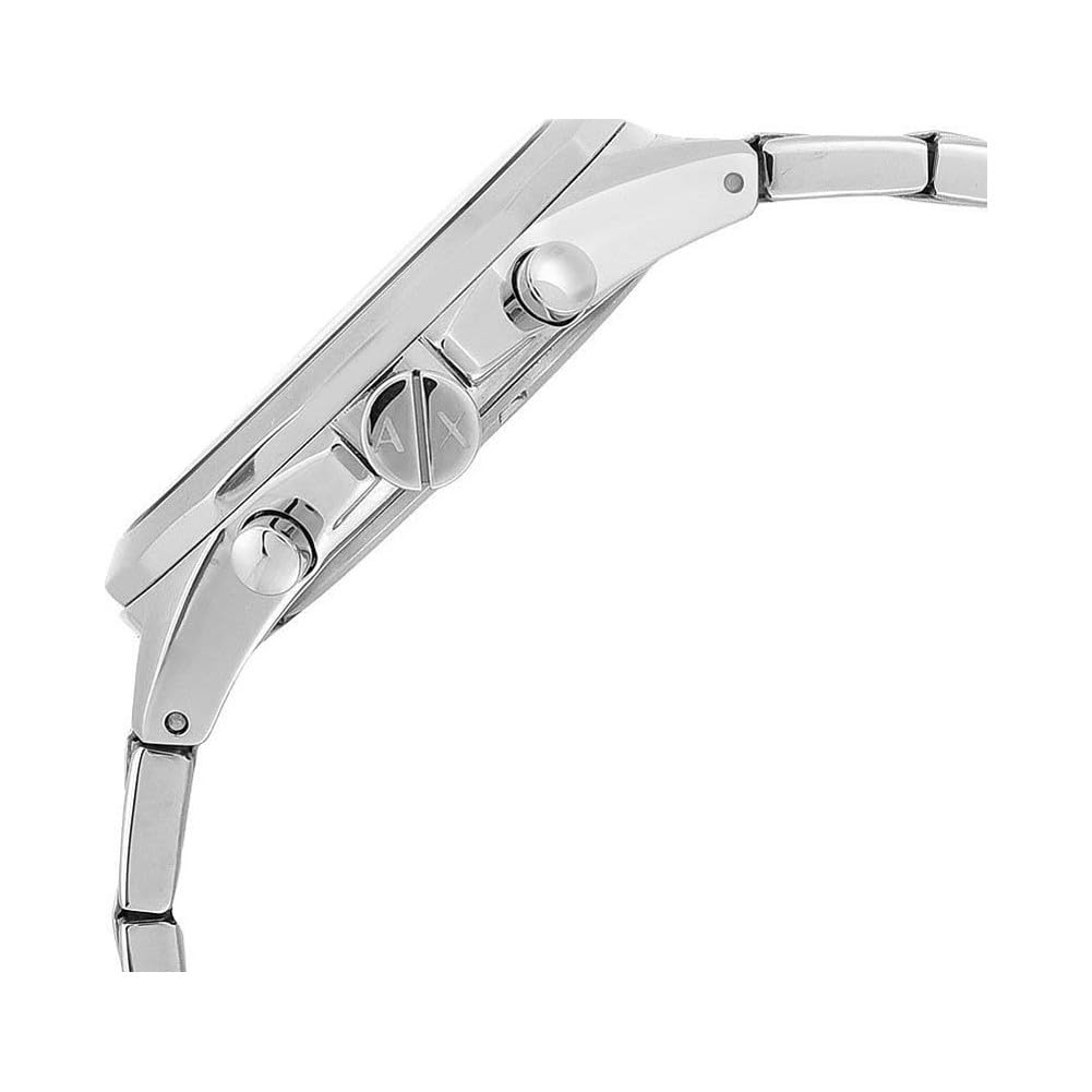 A|X ARMANI EXCHANGE Men's Chronograph Stainless Steel Watch, Color: Silver/Black (Model: AX2600)