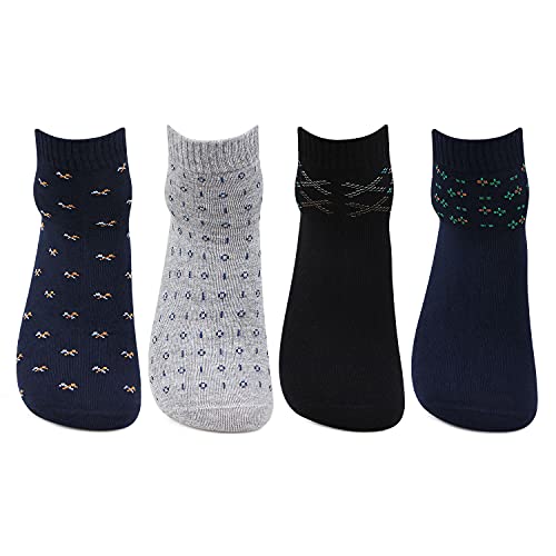Bonjour Cotton Designer Office/Business/Formal Ankle Modern Socks For Men