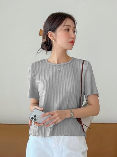 Wedani Solid Regular Fit Jeans Korean Western Tops for Women Stylish