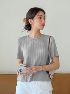 Wedani Solid Regular Fit Jeans Korean Western Tops for Women Stylish