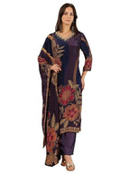 Libas Floral Crepe Straight Kurta Set For Women (95050L)