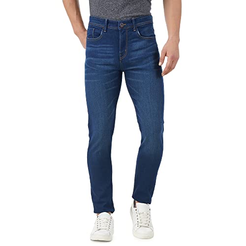 INKD Slim 1050 Mens Jeans (INKSS23MJN-003_Indigo-Super Sapphire_28)