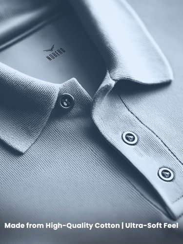 Nobero MenS Solid Regular Fit Polo Shirt