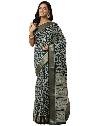 Libas Ethnic Motifs Silk Blend Saree For Women (94425P)