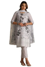 Soch Women Cotton Floral Print Suit Set with Beads and Stones