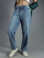 High Star WomenS Classic Jeans (Hswjnw23R5_Ds7_Blue_N