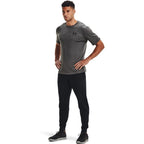 Under Armour Men's Sportstyle Left Chest Short-Sleeve T-Shirt , Charcoal Medium Heat (019)/Black, XX-Large