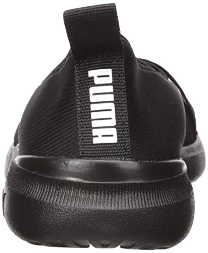 PUMA Women's ADELINA Sneaker, Puma Black-Puma Black-Puma White, 9