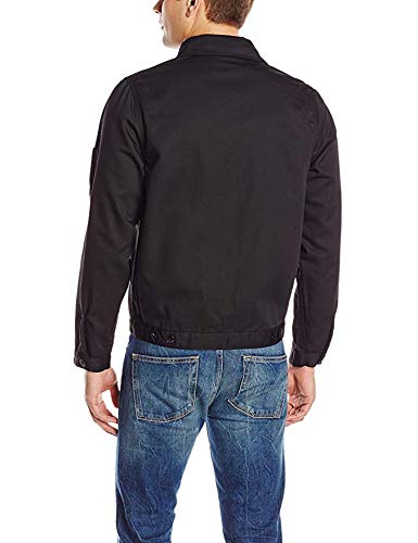 Dickies Men's Unlined Eisenhower Jacket, Black, 2X Large