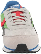 Puma Kids Future Rider Sneaker, Gray Violet-Classic Green, 5 US Unisex Toddler