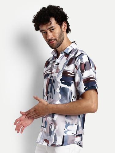 OM SAI LATEST CREATION Shirts for Men || Allover Printed Casual Rayon Shirts for Boys || Button Down Shirts || Outing || Travel