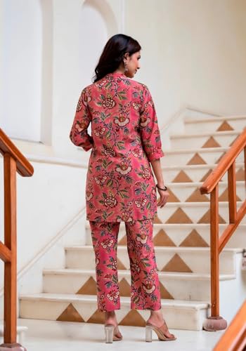 GRECIILOOKS Womens Casual Rayon Regular Fit Co-Ord Pajama Set