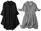 Leriya Fashion Rayon Women Above The Knee Western Dress (LF-WD1099&WD1143_Black