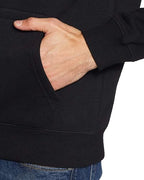 ADRO Men's Cotton Neck Hooded Sweatshirt (H23-M-FGT-BL-XL_Black)