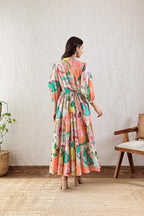 GRECIILOOKS Rayon Below The Knee One Piece Maxi Bodycon Dresses Midi Dress for Women (GL-WD1232_Multicolor
