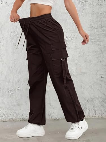 Leriya Fashion WomenS Regular Fit High Rise Trouser | Cargo Style Trousar Track Pants | Hight Waist (Available In Plus Size And