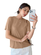 Wedani Solid Regular Fit Jeans Korean Western Tops for Women Stylish
