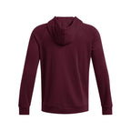 Under Armour Men's Rival Fleece Hoodie, (609) Maroon / / White, X-Large