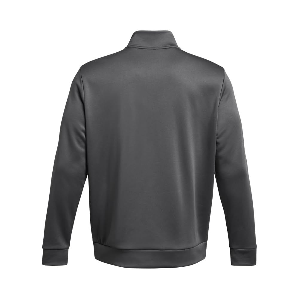 Under Armour Men's ArmourFleece 1/4 Zip, (025) Castlerock / / Black, 3X-Large