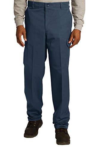 Red Kap PT88 Mens cargo Pant WSnaps-Navy-38W x Unhemmed