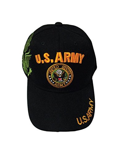 CAP US ARMY BLACK (Pack of 6)