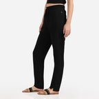BlissClub Groove-in Cotton Joggers, Cotton Joggers, Side Pockets, Stretchy,Slits at Hem
