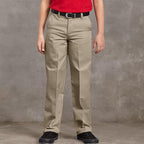Dickies Boy's Little Flex Waist Flat Front Pants, Desert Sand, 7