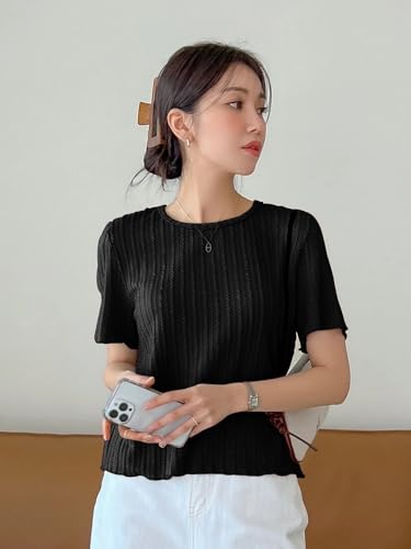 Greciilooks WomenS Fashion Tops  Crop Top, Loose Fit Oversized Shirts & Stylish Korean Tank Tops For Summer Wear (Available In P