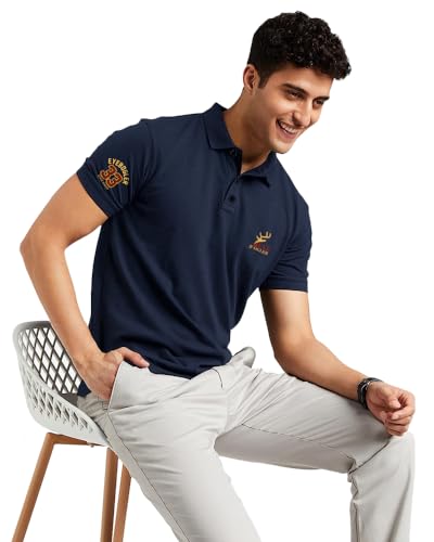 Noble Monk Polo Regular Fit Tshirt Navy Blue