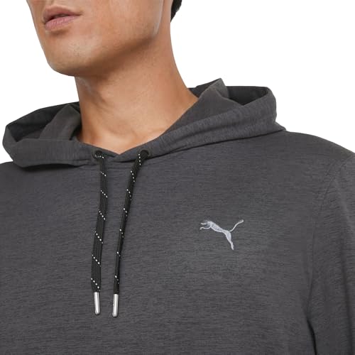 Mens cloudspun Progress Hooded Sweatshirt - NAVY BLAZER HTHR - S(D0102H7DIET)