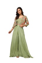 Soch Women Tissue Embroidered Dress