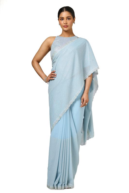 Soch Women Georgette Embellished Saree with Sequins