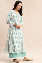 Greciilooks WomenS Stylish Ethnic Printed Straight Kurta Set With Pants And Dupatta For Festive, Wedding, Party, Office & Casual