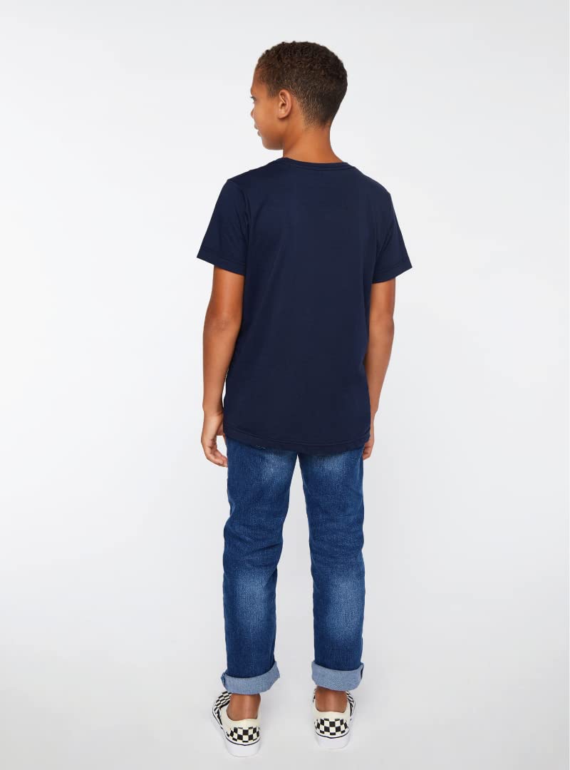 Youth Fine Jersey T-Shirt - VINTAgE BURgUNDY - XS(D0102H7DcBT)