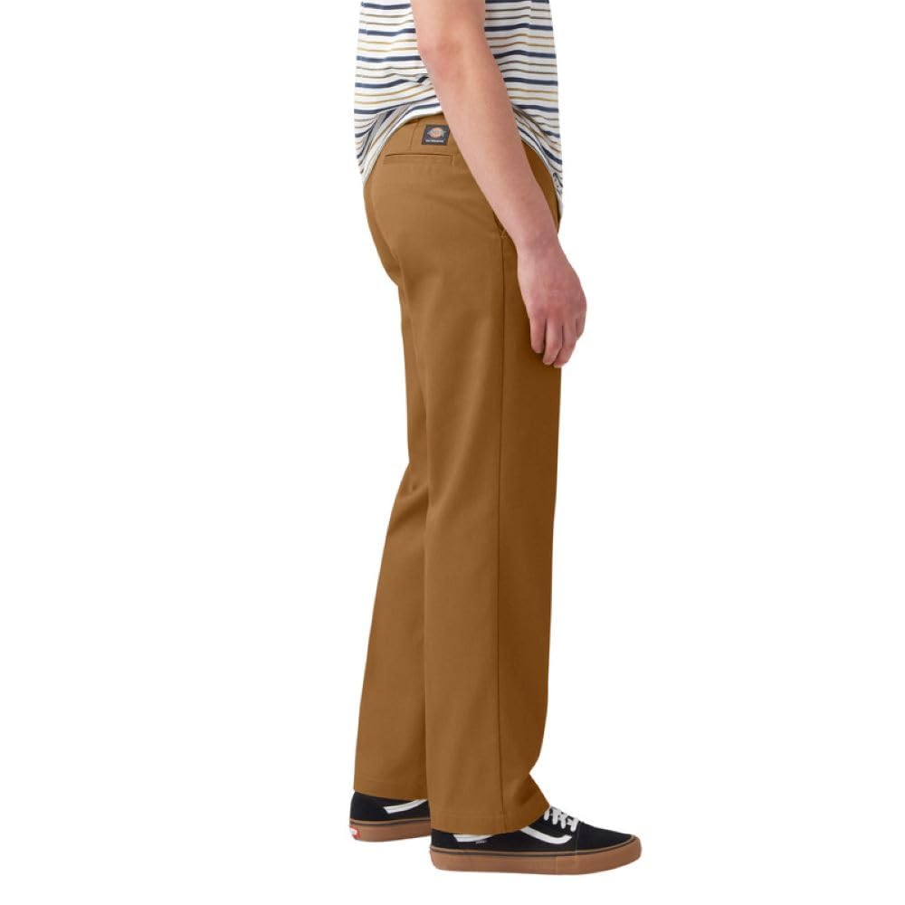 Dickies Men's Skateboarding Regular Fit Twill Pants, Brown Duck, 32W x 32L