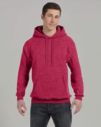 Unisex Ecosmart 5050 Pullover Hooded Sweatshirt - WHITE - S(D0102H7D7YJ)