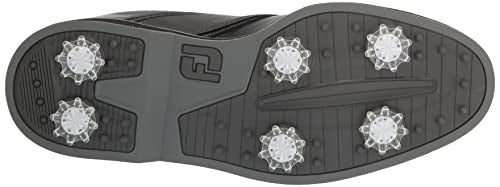 FootJoy Men's FJ Originals Golf Shoe, Black/Black, 15