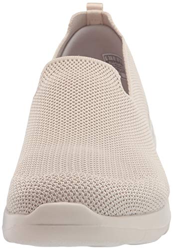 Skechers Womens Go Walk Joy - Sensational Day Sneaker, Taupe, 9 Wide US