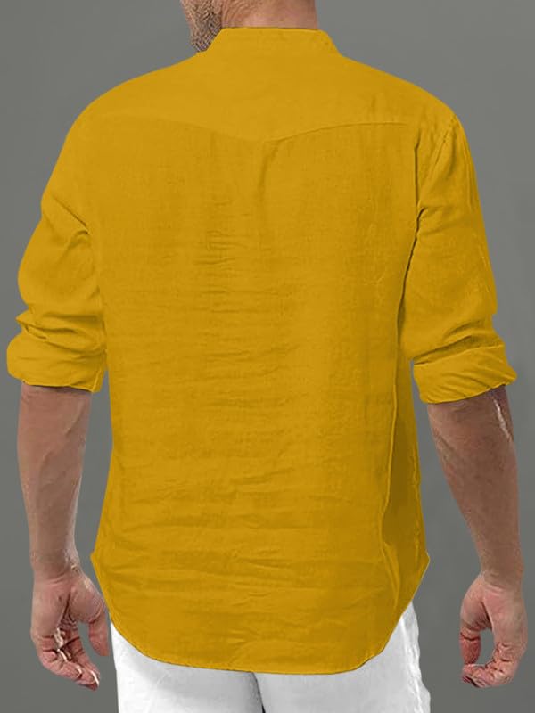 Macsivo MenS Cotton Full Sleeve Short Kurta