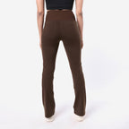 BlissClub Ultimate Flare Pants for Women Upto 54 ft | Ribbed Waistband, 4 Pockets | High Waist Trousers and Formal Pants for Of