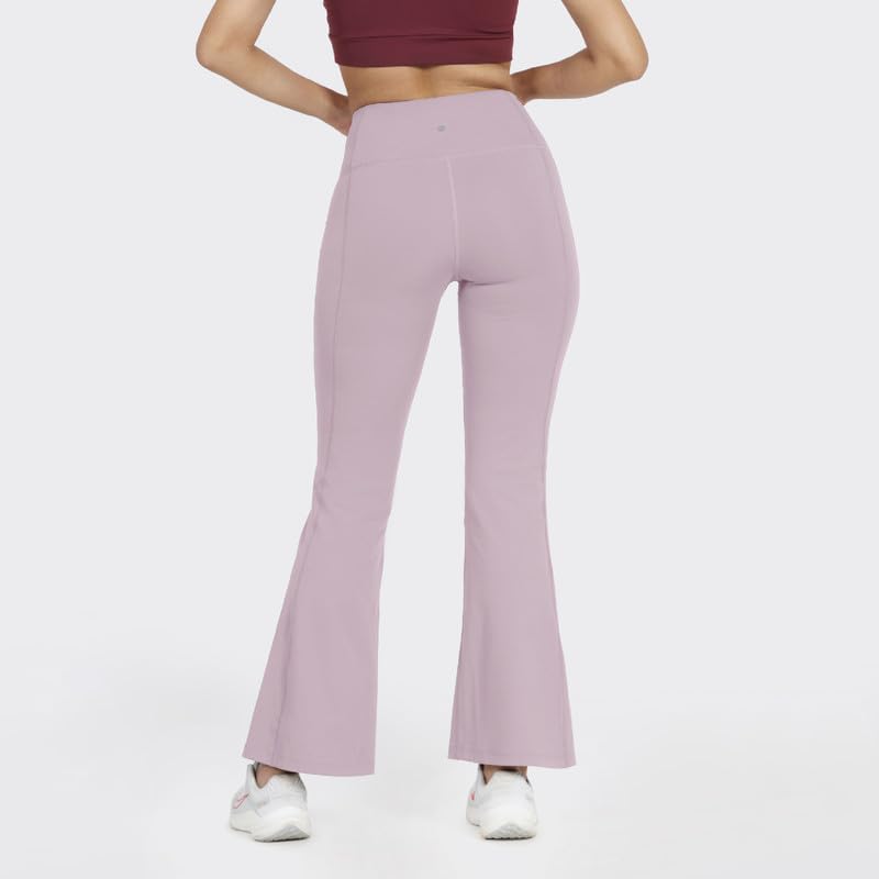 BlissClub Ultimate Flare Pants Lite Regular for Women Upto 54 ft | High Waist Trousers and Formal Pants for Office wear | Comfo