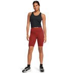 Under Armour Womens Motion Bike Shorts, (840) Earthen Orange / / Black, X-Small