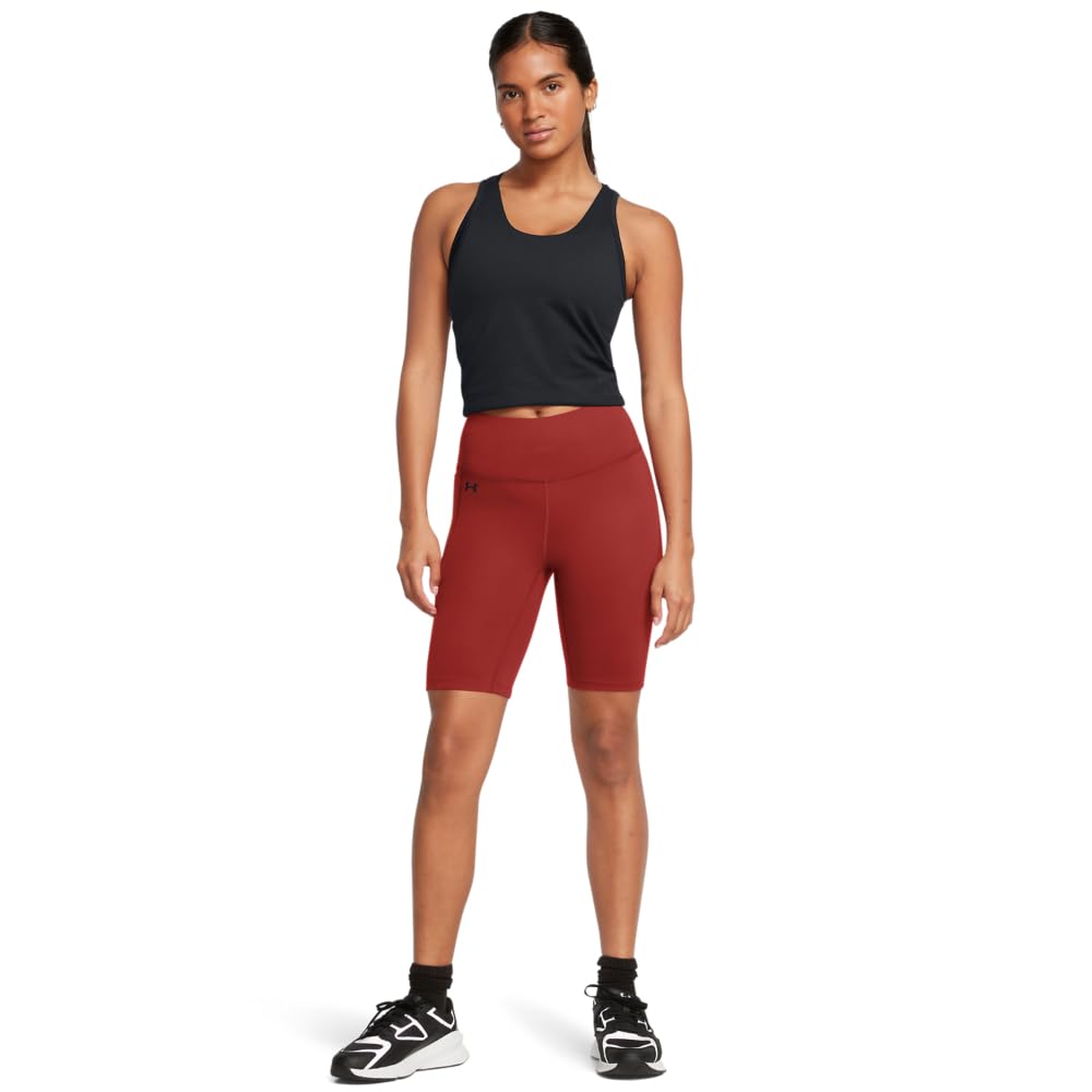 Under Armour Womens Motion Bike Shorts, (840) Earthen Orange / / Black, X-Small