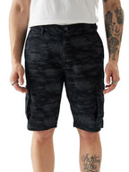 The Souled Store Navy Camo Men Regular Fit Cotton Cargo Shorts Sweatshorts MenS Sweat Shorts Athletic Lounge Gym Running Workou