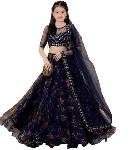 Suppar Sleave KidS Girl Designer Traditional Lehenga Choli Set