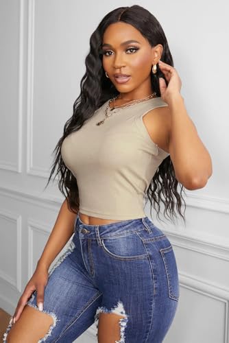 Toochki Top for Women| Crop | Short | Tops | Spandex | Strachable Tank Style Solid Tunics