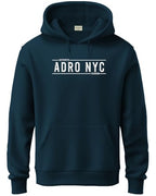 ADRO Men's Cotton Neck Hooded Sweatshirt (H24-ADRO-SB_Teal