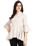 Leriya Fashion Womens Rayon Sparkle Lining Tops Shimmer Glitter Loose Collor Long Butterfly Sleeve Party Tunic Dressy Tops (Sma